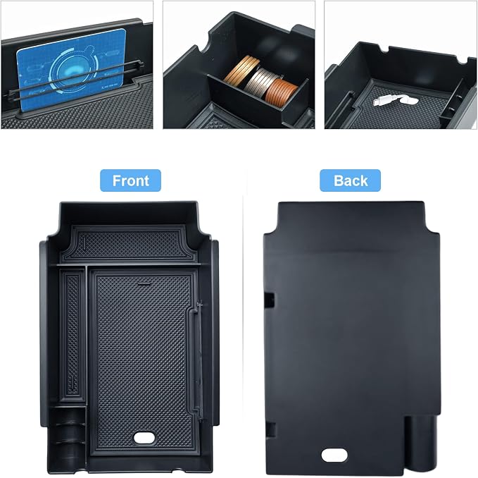 2024 2025 2026 Crosstrek Center Console Organizer for Subaru Crosstrek (Base/Premium/Sport/Limited/Wilderness), 2025 Crosstrek Armrest Tray Coin Holder 2026 Crosstrek&Impreza Accessories