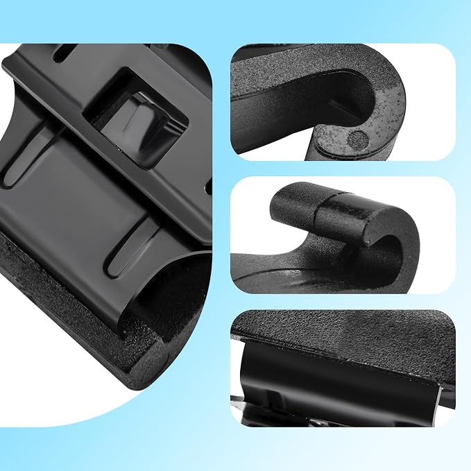 2PCS Window Shade Hook Compatible with Chrysler Pacifica Voyager 2017 2018 2019 2020 2021 2022 Replaces 5XR76DX9AA, Door Sun Shade Hook Clips