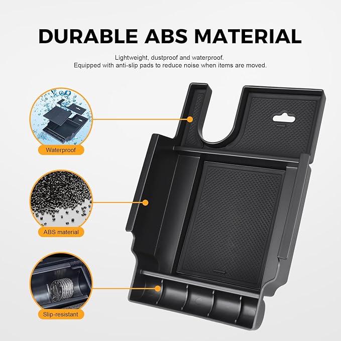 Armrest Secondary Storage Box, Glove Pallet Key Center Console Organizer Tray for Lexus 2016 2017 2018 2019 2020 2021 2022 RX RX200t RX350 RX400h RX450h