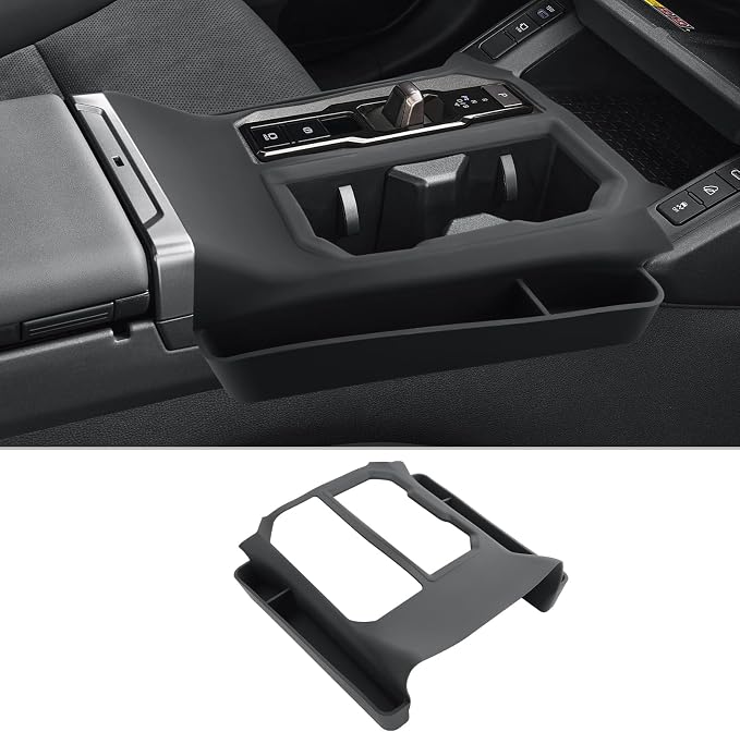 CDEFG for 2026 Toyota RAV4 Center Console Gear Shift Cover for 2026 Toyota RAV4 (LE/XSE/SE/XLE Premium/Woodland/XSE/Limited) Accessories Middle Console Silicone Protector with Side Pockets
