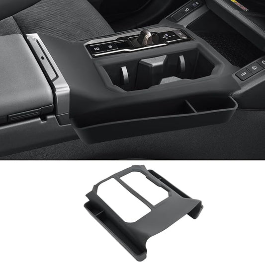 CDEFG for 2026 Toyota RAV4 Center Console Gear Shift Cover for 2026 Toyota RAV4 (LE/XSE/SE/XLE Premium/Woodland/XSE/Limited) Accessories Middle Console Silicone Protector with Side Pockets
