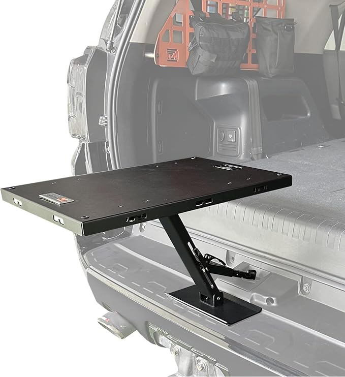 HIGH FLYING for Toyota Prado LC150/Lexus GX460 Car Molle Panels Storage Modular System Trunk Shelf Organizer Rear Cargo Racks (Trunk Table B)
