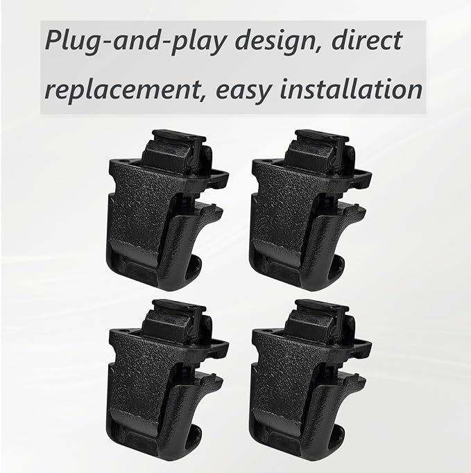 Interior Rear Door Curtain Hook Compatible with Hyundai Palisade 2020-2023 Replace 83917S8000CA 83917-S8000CA 83917S8000 4Pcs Interior Sun Shade Blind Curtain Hook