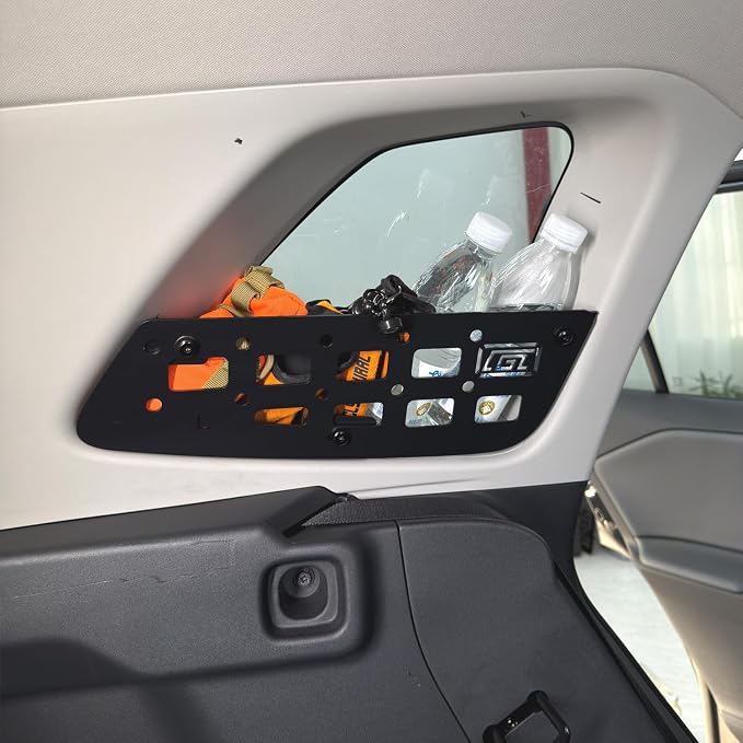 HIGH FLYING for Toyota RAV4 2026 2027 Car Accessories Modular Storage Molle Panel Cargo Shelf Organizer Luggage Carrier Rack Aluminum Alloy (Storage Box A)