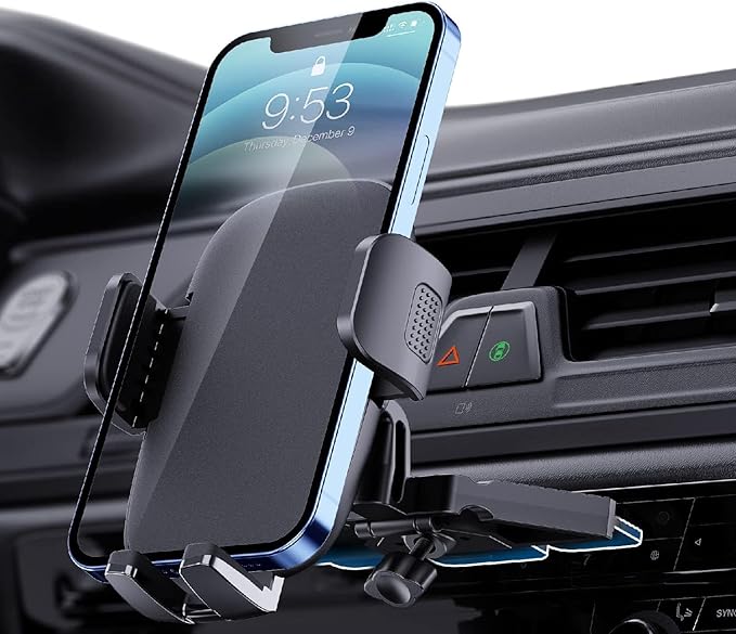 Phone Mount for Car Phone Holder Mount Upgraded Metal CD Slot Phone Holder Car Cell Phone Holder Thick Cases Friendly iPhone Holder for Car Mount for CD Player Fit for All iPhone Smartphone