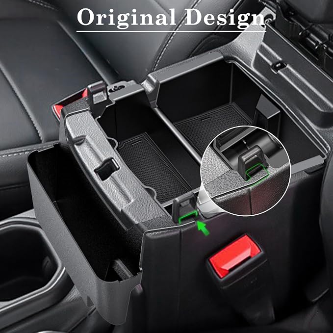 Eamplest Center Console Organizer for Jeep Wrangler JL/JLU 2018-2026 & Gladiator JT 2020-2024 2025 2026 Accessories Gear Shift Side Tray Organizer, Hanging Armrest Storage Box - 3PCS (Not for JK/JKU)