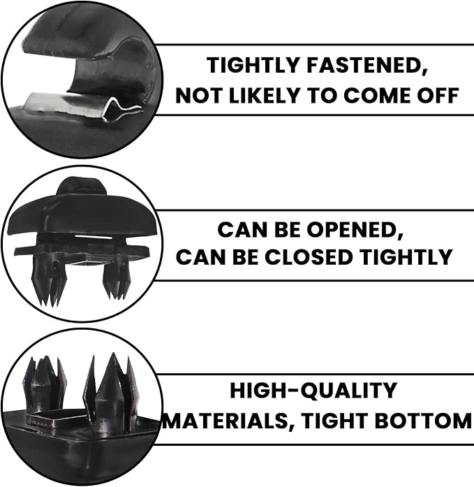 2 PCS Sun Visor Clips, Inner Sun Visor Hook Clips Compatible with Audi TT, A1, A3, A4, A5, Q3, Q5, RS3, RS4, RS5, Replacement Part 8U0857562A (Black)