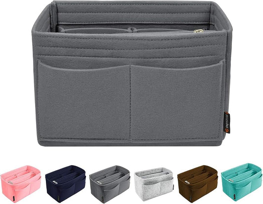 OMYSTYLE Purse Organizer Insert, Felt Tote Bag Organizer Insert with 5 Sizes, Handbag Dividers for Inside Purse, Compatible with Longchamp, Neverful, Speedy and More
