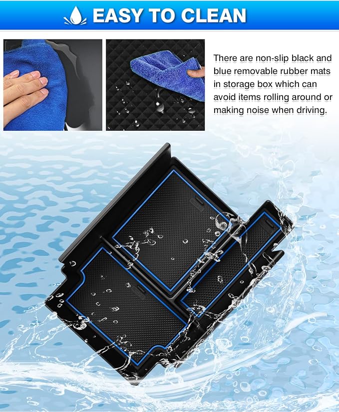 Karltys Center Console Organizer for 2022-2025 2026 Nissan Pathfinder, ABS Middle Console Organizer Tray for Pathfinder Armrest Storage Box Insert Accessories