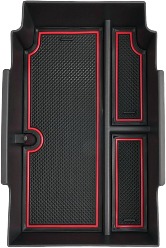 2024 2025 2026 Crosstrek Center Console Organizer for Subaru Crosstrek (Base/Premium/Sport/Limited/Wilderness), Durable ABS Console Tray Insert 2026 Crosstrek&Impreza Accessories (Red)