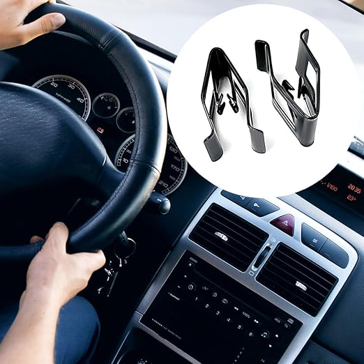 20 Pcs Universal Dashboard Trim Clips, Metal Trim Retainer, Auto Dash Panel Retainer Clips, Trim Metal Clips, Car Console Fastener, Dash Clips for Car Accessories