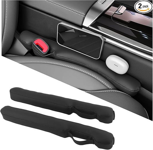 2026 Latest 2PCS Upgraded Car Seat Gap Filler with Fixing Ring,Elastic Car Gap Filler to Avoid Dropping Cell Phones/Keys,Essential Cars Gaps Seat Fillers Cars Accessories