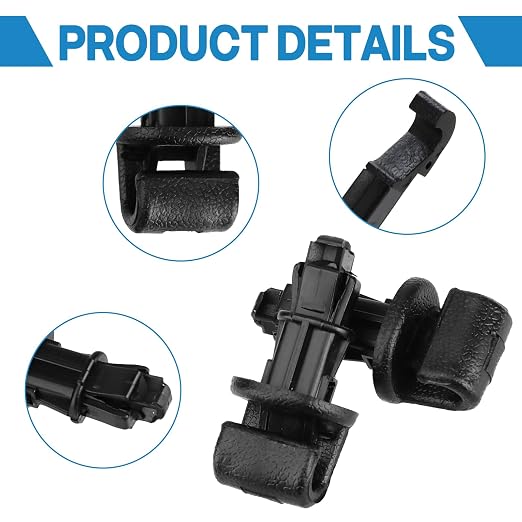 6 Pack Sunshade Hook Clips Replacement, Sun Shade Holder Compatible with 2005-2010 Select Model Sliding Door, Sunshade Clip Kit for Rear Side Windows, #83-715-SHJ-A21ZA 83715-SHJ-A21ZA
