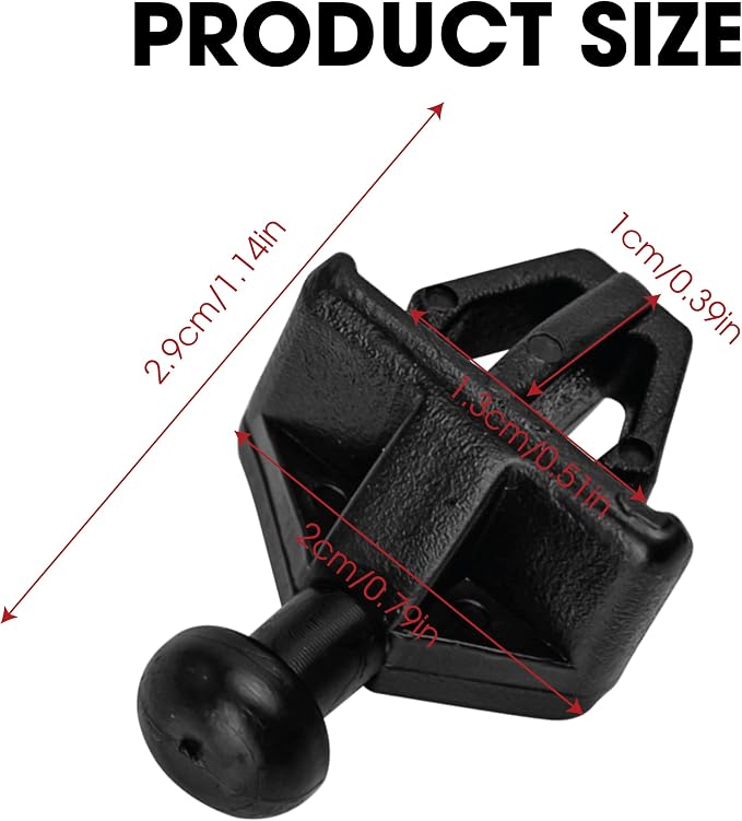 BuleVina 2 Pieces Replacement Car Parcel Shelf Cargo Cover Hook Clips Fit for 79916-d1000 Kicks 240SX Trunk Clip Compatible with Nissan Versa High Performance Automotive Accessories