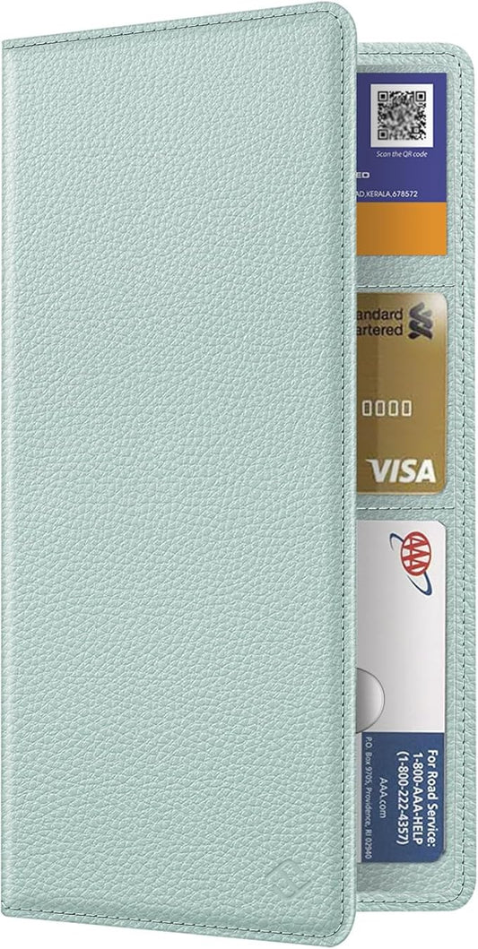 FINPAC Car Registration and Insurance Card Holder, Vehicle Glove Box Card Organizer Wallet Automobile Accessories for License