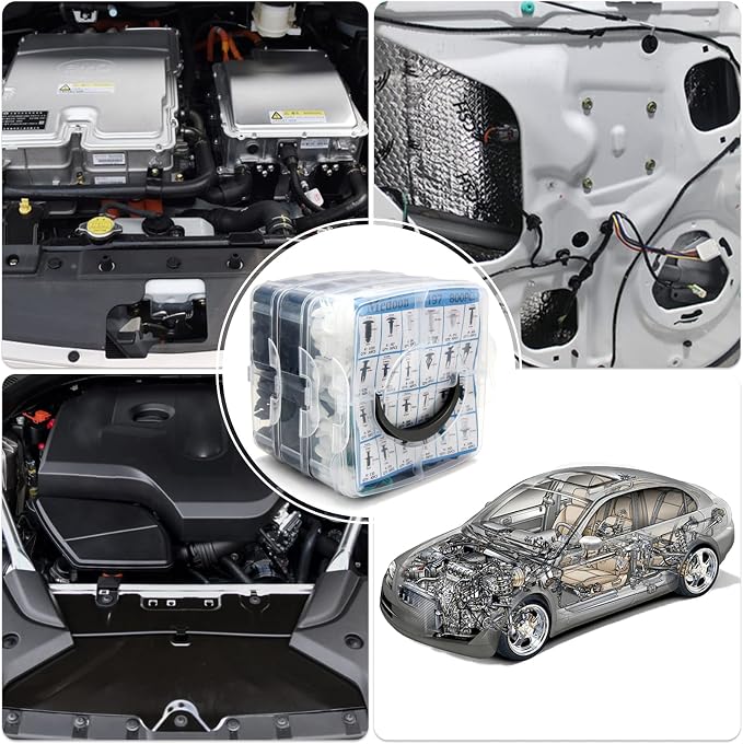 Car Retainer Clips Fasteners Cars Body Kits 24 Most Popular Sizes 801 PCS Car Door Panel Trim Clips Kit 1 Pcs Fastener Remover for Ford GM Toyota Honda Chrysler BMW Benz Nissan Subaru Audi Mazda