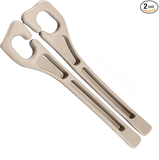 Car Seat Gap Filler, 2-Pack No Drop Seat Guard Universal Fit Car Seat Gap Plug Anti-Drop with Storage, Fill The Gap Between Seat and Console, Auto Accessories for SUV Truck Sedan (Cream)