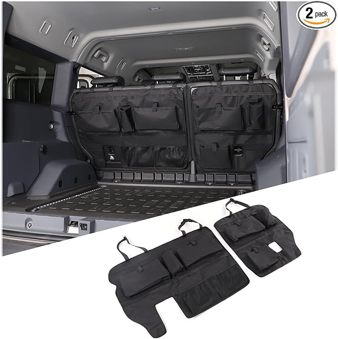 Car Trunk Organizer Compatible with INEOS Grenadier 2020-2024, Back Seat Trunk Organizer, Hanging Car Organizer Trunk Foldable Cargo Storage with Adjustable Straps Large Capacity