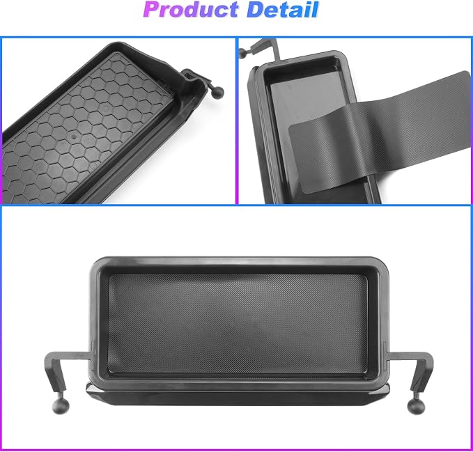 SXCY for 2024 2025 2026 Toyota Tacoma Center Console Organizer (8 inch screen Only) for 2024 2025 2026 Tacoma Dashboard Tray for 2024-2026 Tacoma Screen Back Organizer for 2025 2026 Toyota Tacoma