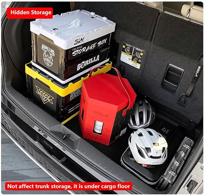 2021-2026 Toyota Sienna Trunk Organizer, Insert Cargo Rear Hatch Storage Boxs fit Sienna Accessories