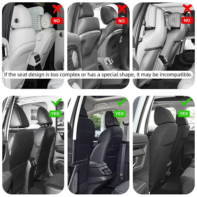 TAIKOO Seat Back Protector,Shields Seat Backs from Kicks and Adds Storage | kick mats back seat protector easy to install and clean, well-crafted, sturdy, durable and stylish.2 Pack