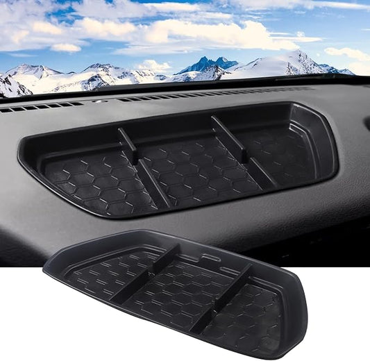 CDEFG for 2022-2024 Frontier Pickup Truck Center Console Dash Organizer 2023 2024 Nisan Frontier Truck Dashboard Table Tray Storage Box Dash Phone Holder 2024 Frontier Truck Accessories
