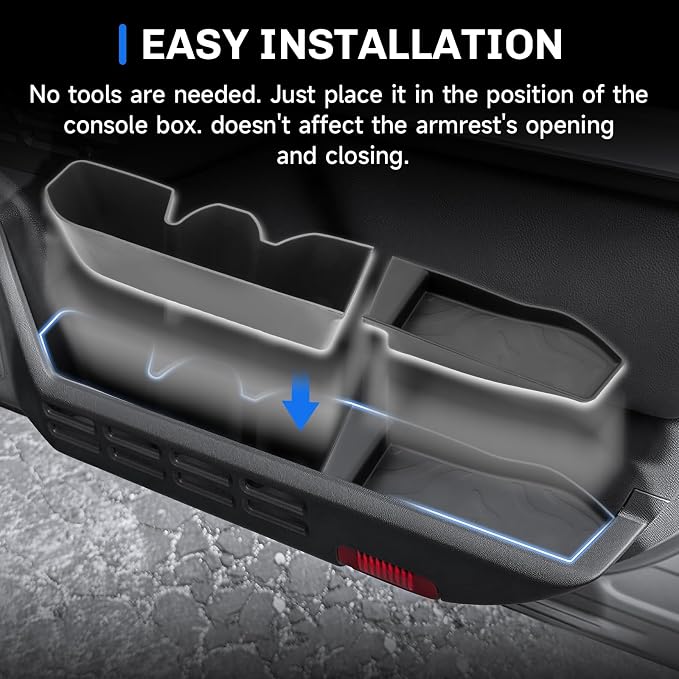 SXCY for 2025 2026 Toyota Tacoma Door Storage Organizer for 2024 2025 2026 Toyota Tacoma Accessories 2026 Tacoma Console Organizer TPE Car Gate Side Organizer Front&Rear Door Insert Box
