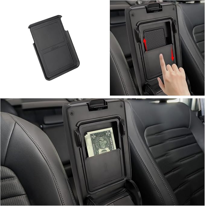 3PCS Center Console Organizer Compatible with 2023-2026 Honda CRV Accessories Armrest Hidden Drawer Storage Box for 2024 Honda CR-V Accessories