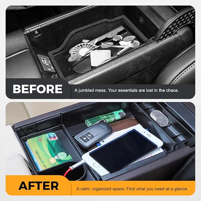 Armrest Secondary Storage Box, Glove Pallet Key Center Console Organizer Tray for Lexus 2016 2017 2018 2019 2020 2021 2022 RX RX200t RX350 RX400h RX450h