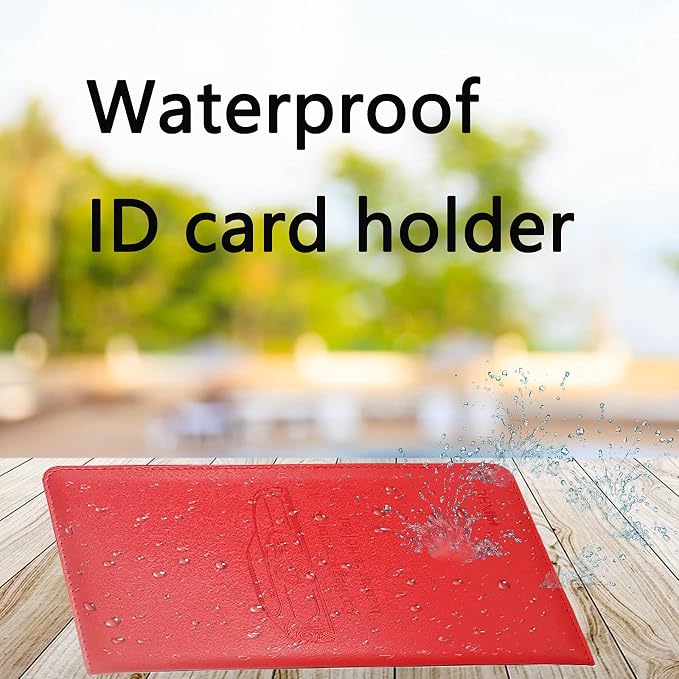 Car Registration and Insurance Card Holder - Leather Vehicle Glove Box Automobile Documents Paperwork Wallet Case Organizer for ID, Driver's License, Key Contact Information Cards