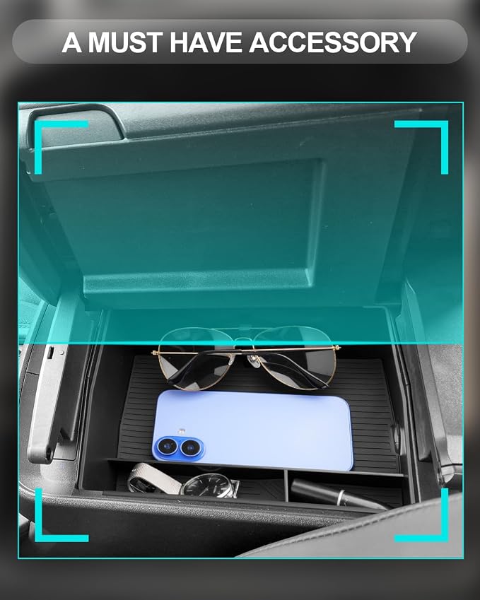 CDEFG for 2026 Subaru Solterra Center Console Organizer for 2026 Subaru Solterra (Premium/Limited/Limited XT/Touring XT) Accessory Middle Console Tray Storage Box