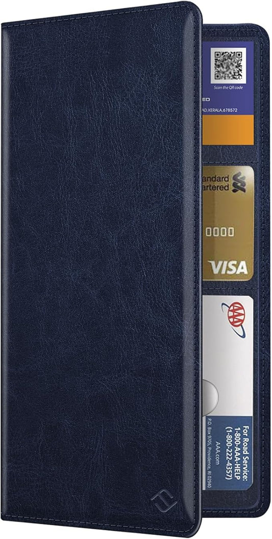 FINPAC Car Registration and Insurance Card Holder, Vehicle Glove Box Card Organizer Wallet Automobile Accessories for License