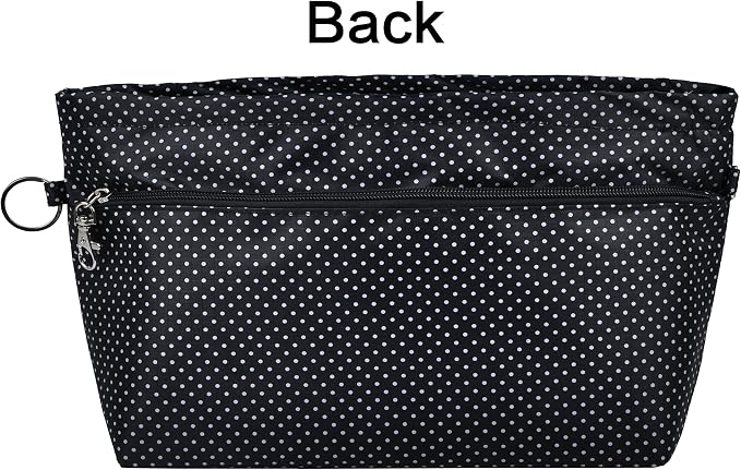 Vercord Handbag Purse Tote Pocketbook Organizer Insert Zipper Closure 11 Pockets 3 Sizes Many Colors