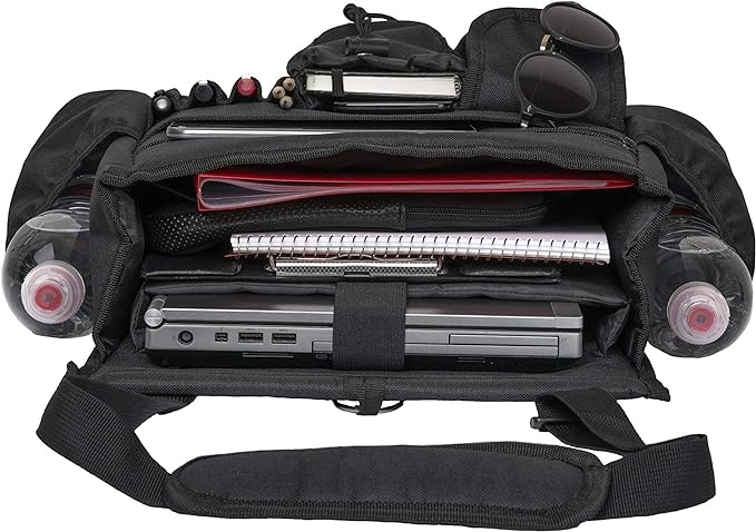 Tidify Car Front Seat Organizer [2025 UPDATED] with Dedicated Tablet and Laptop Storage Stabilizing Side Straps Soft Adjustable Shoulder Strap and Hardened Buckles Your Office Away from Office.