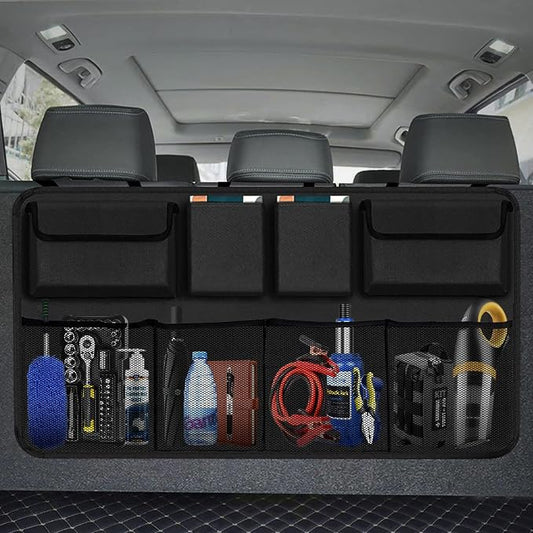 AOPHY Car Trunk Organizer, Large Capacity Car Organizers and Storage with 8 Pockets, Waterproof Backseat Hanging Organizer for SUV, Truck, MPV, Interior Accessories for Men and Women