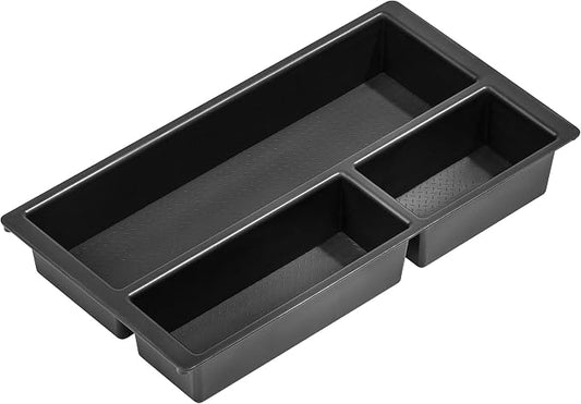 Center Console Organizer Tray for Chevy Silverado/GMC Sierra 1500 (2014-18) & 2500/3500 HD (2015-19) / Chevy Suburban/Tahoe/GMC Yukon (2015-20) - Made in USA - SLX123