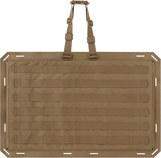 Molle Panels for Car Back Seat, Tactical Seat Back Organizer Covers for Vehicles Truck, Tactical Car Accessories Foldable for Universal Automotive(CB-Foldable)
