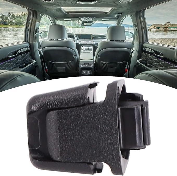 2pcs Rear Door Curtain Hook Fit for Hyundai Palisade 2020-2024 Interior Sun Shade Blind Curtain Hook Replacement 83917S8000CA 83917S8000 Interior Sun Shade Blind Curtain Hook