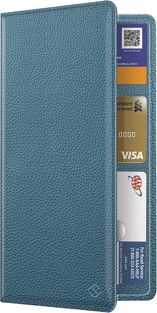 FINPAC Car Registration and Insurance Card Holder, Vehicle Glove Box Card Organizer Wallet Automobile Accessories for License
