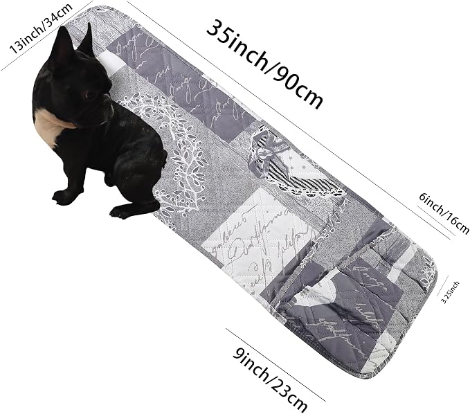 Brilliant Sunshine Grey Heart Love Patchwork Couch Armrest Organizer, Non Slip Armchair Caddy for Sofa Recliner, Washable Remote Control Holder, Storage for Magazine, Phone, iPad (35"×13")