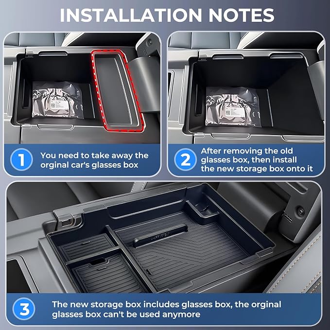 Double Layer Center Console Organizer Tray Storage Box for Honda Prologue EV/Acura ZDX 2026 2025 2024, Interior Accessories Armrest Insert Tray Storage Box for 2024-2026 Prologue EV/ZDX, Black