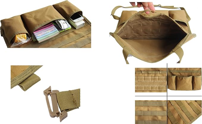 Tactical Scorpion Gear MOLLE Vehicle Panel Universal Fit Car Seat Tactical Organizer Cover Protector - Selection Choices