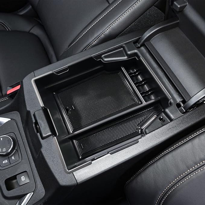 Center Console Organizer Compatible with Chevy Traverse 2018 2019 2020 2021 2022 2023 Accessories, Armrest Insert Tray Secondary Storage Box ABS, Black | Armrest Insert Tray, Secondary Storage Box, ABS Material, Compatible with 2018 2019 2020 2021 2022...