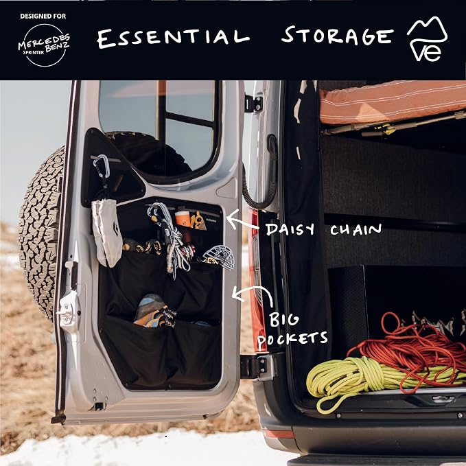 VanEssential Rear Door LOWER Storage Panels (Pair) Designed for Mercedes-Benz VS30 (Van Years 2019 to Current)