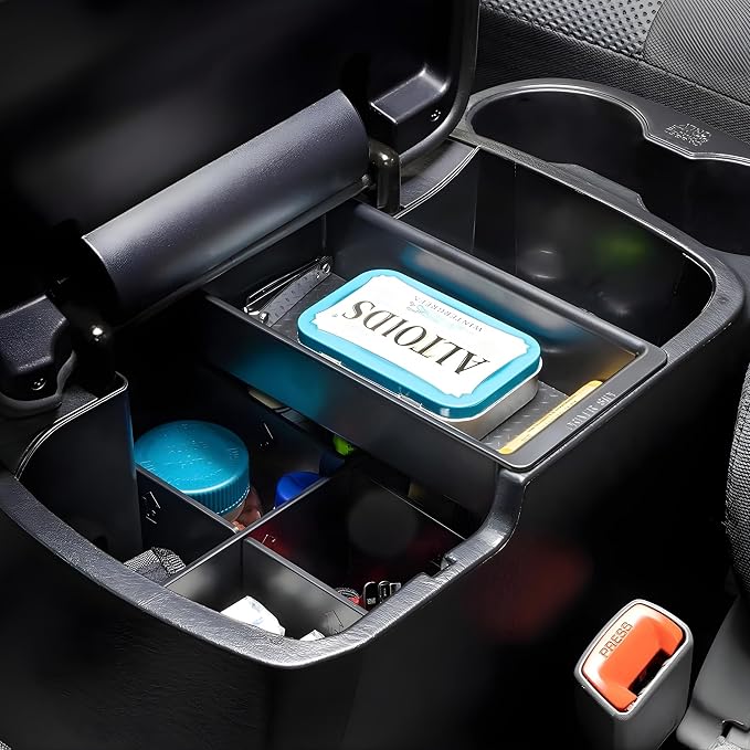 Vehicle OCD - Center Console Organizer Tray for Toyota Tacoma (2005-2015) and (2016-2023) - Made in USA - SLX133