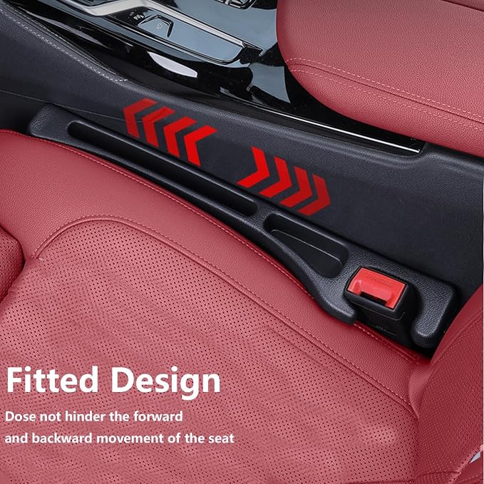 2Pcs Car Seat Gap Filler Organizer for Honda CR-V, Car Seat Gap Filler with Storage Slot, No Drop Seat Guard for Phones, Keys & Cards, Fill The Gap Between Seat & Console