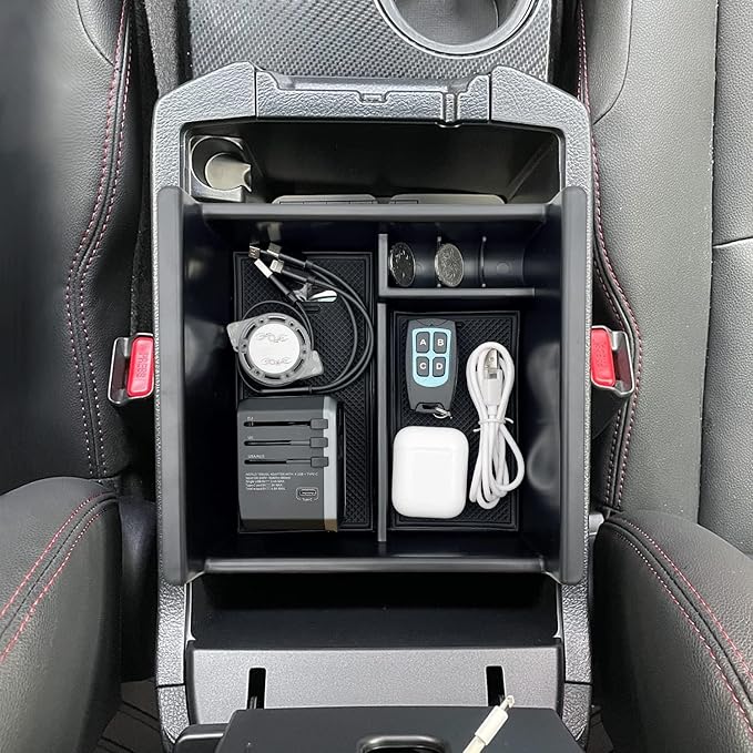 Compatible with Toyota 4Runner Accessories Center Console Tray Organizer Armrest Box Storage Fit for 4Runner 2010-2019 2020 2021 2022 2023 2024 (Console Organizer)