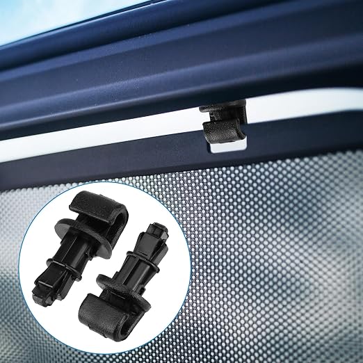 10 Pack Sunshade Hook Clips Replacement, Sun Shade Holder Compatible with 2005-2010 Select Model Sliding Door, Sunshade Clip Kit for Rear Side Windows, #83-715-SHJ-A21ZA 83715-SHJ-A21ZA