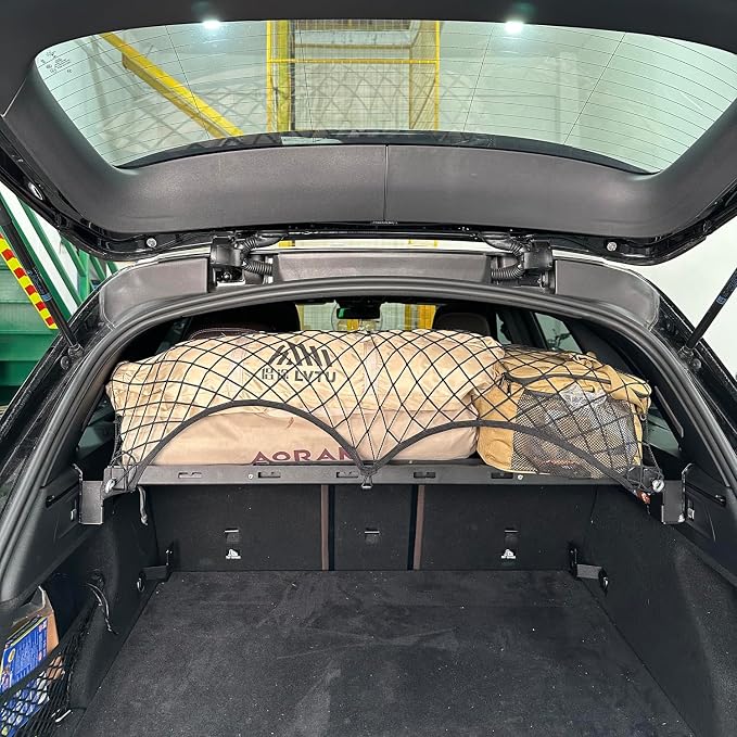 HIGH FLYING for Toyota Prado J150/Lexus GX460 Car Molle Panels Storage Modular System Trunk Shelf Organizer Rear Cargo Racks (Accessories C)