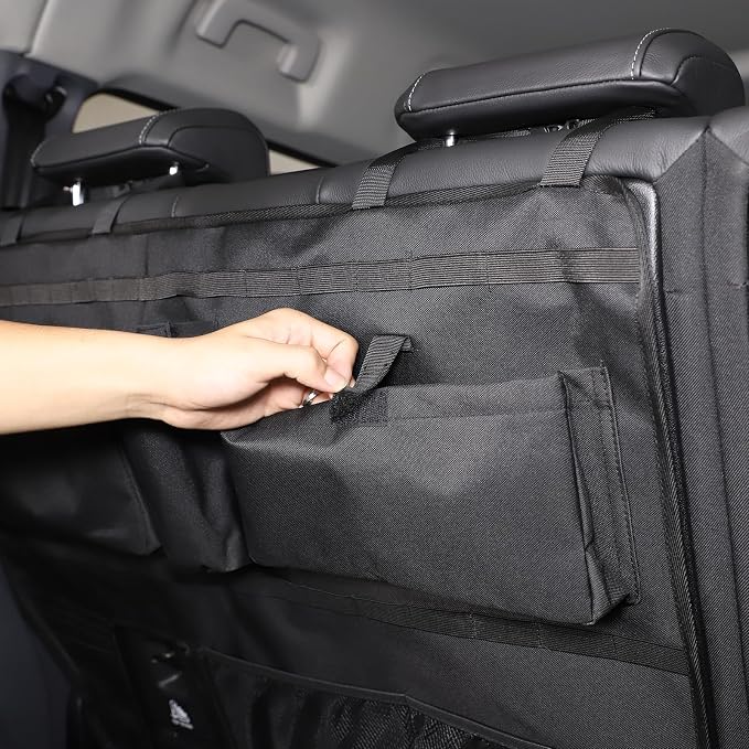 Car Trunk Organizer Compatible with INEOS Grenadier 2020-2024, Back Seat Trunk Organizer, Hanging Car Organizer Trunk Foldable Cargo Storage with Adjustable Straps Large Capacity